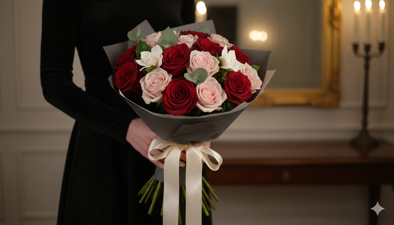 Elegant roses bouquet